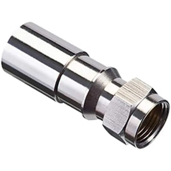 RG6/RG6 Quad Universal Coaxial Compression F-Connector