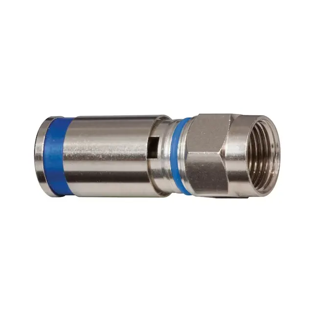 RG-6 Nickel Compression F-connector