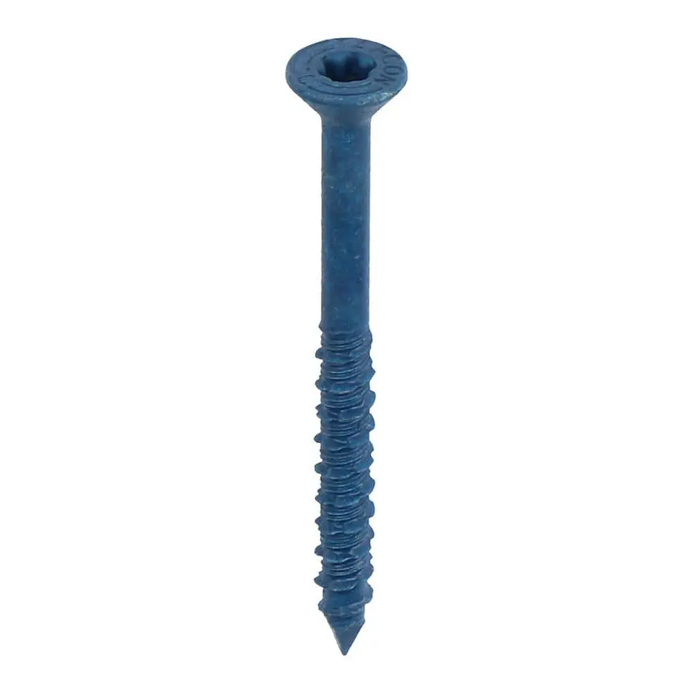1/4" X 2-3/4" Star Flat-Head Concrete Anchors