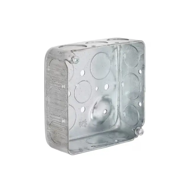 4" Square 1-1/2" 2-Gang Electrical Box