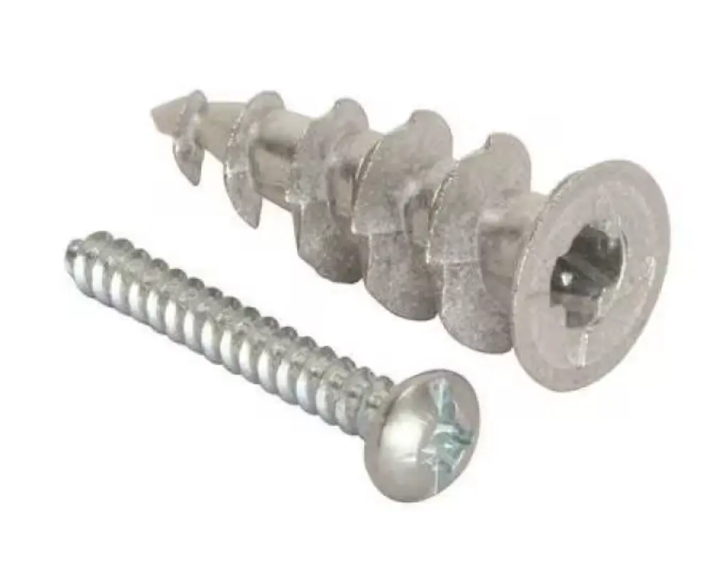 #8 x 1-1/2" EZ Metal Zinc Wall Anchor