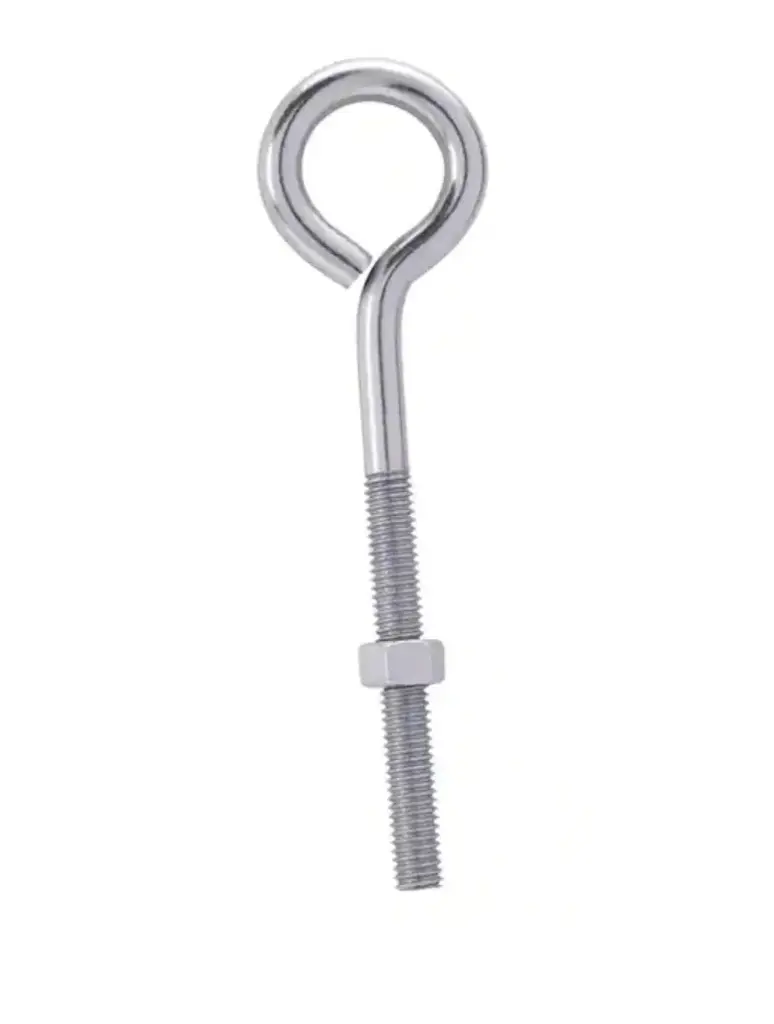 1/4" x 2" Stainless Steel Eye Bolt with Nut