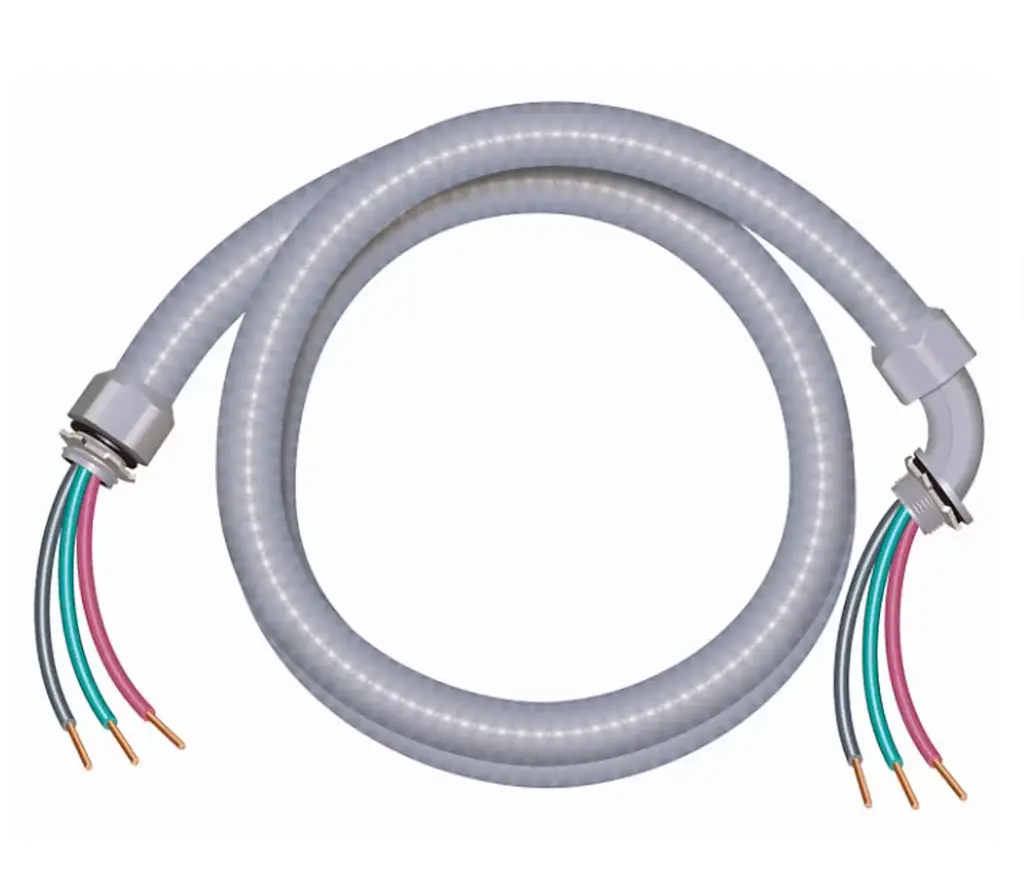 3/4" X 6' Ultratite Liquidtight Flexible Non-Metallic PVC Conduit Whip