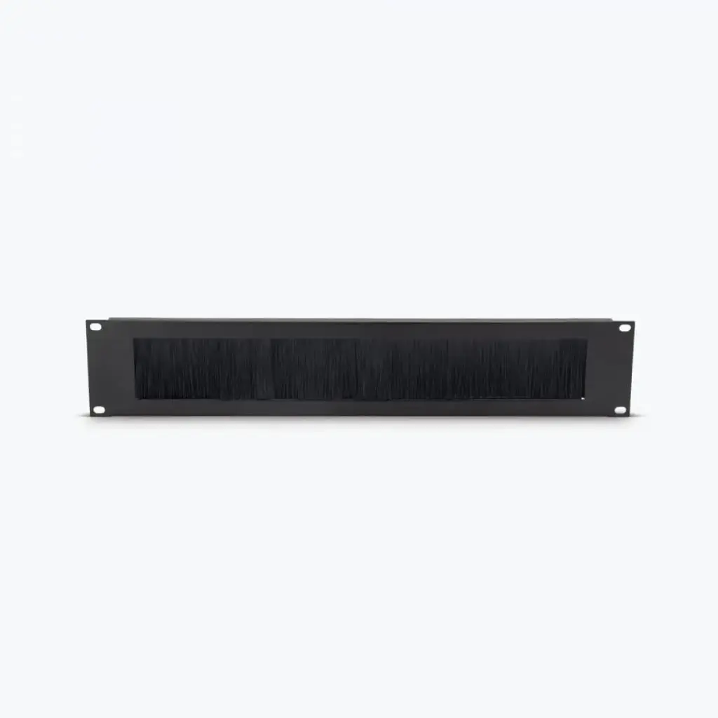2U Brush Rack Panel (Black)