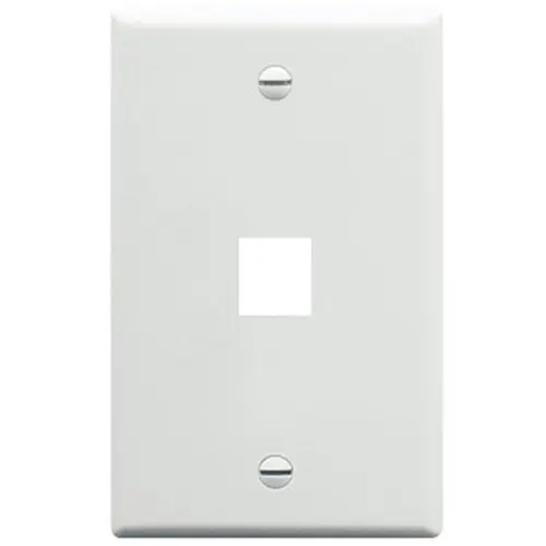 1 Port Single Gang Face Plate