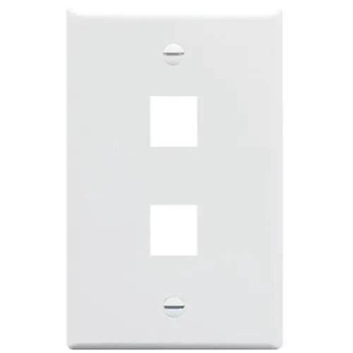 2 Port Single Gang Face Plate