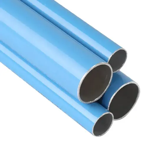 [ECRCSMCEMT1/2X10LESCBLUE] 1/2" x 10' L, Electroplated Steel EMT Conduit Blue