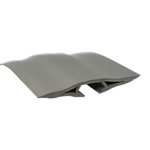 [ECMCCCAO5X2.5PVCFCP] 5' X 2.5" PVC Silver Over Floor Cord Protector