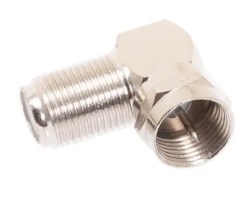 [ECDAFTYPEMFTYPEF90] F-Type Male to F-Type Female Right Angle Adapter