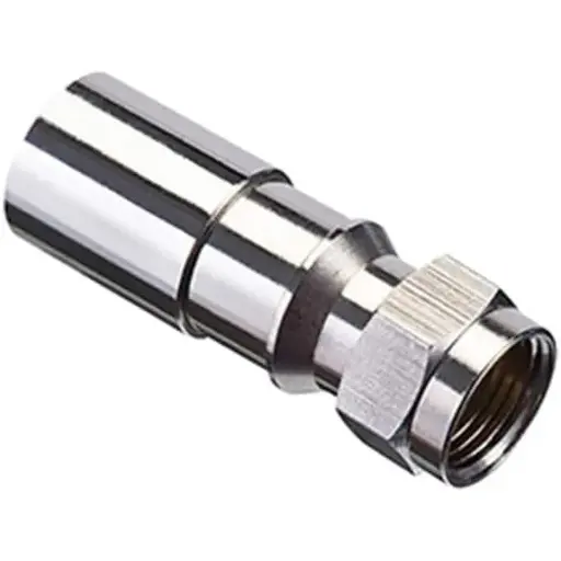 [ECDRG6QUCCFCON] RG6/RG6 Quad Universal Coaxial Compression F-Connector