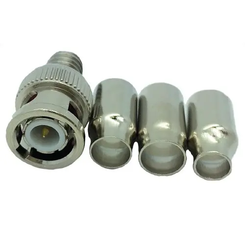 [ECDABNCPGP75O] BNC Plug Gold Plated Crimp 75 Ohms