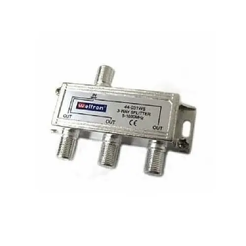 [EDC3WAYZCVCS] 3-way Zinc Coax Video Cable Splitter