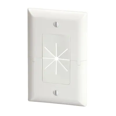 Split Plate Single Gang Face Plate