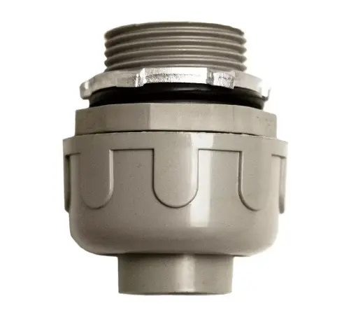 [ECRCSCF3/4INLTNMSPVCCFC] 3/4" Liquidtight NM Straight PVC Conduit Fitting Connector