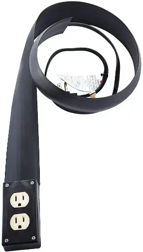 [ECEC] Flat Electrical Power Extension Cord with Outlet Box
