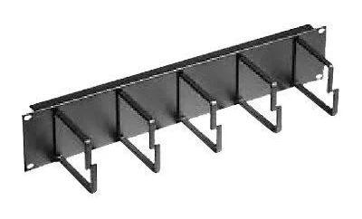 2U 7" D Ring Cable Management Panel (Large)